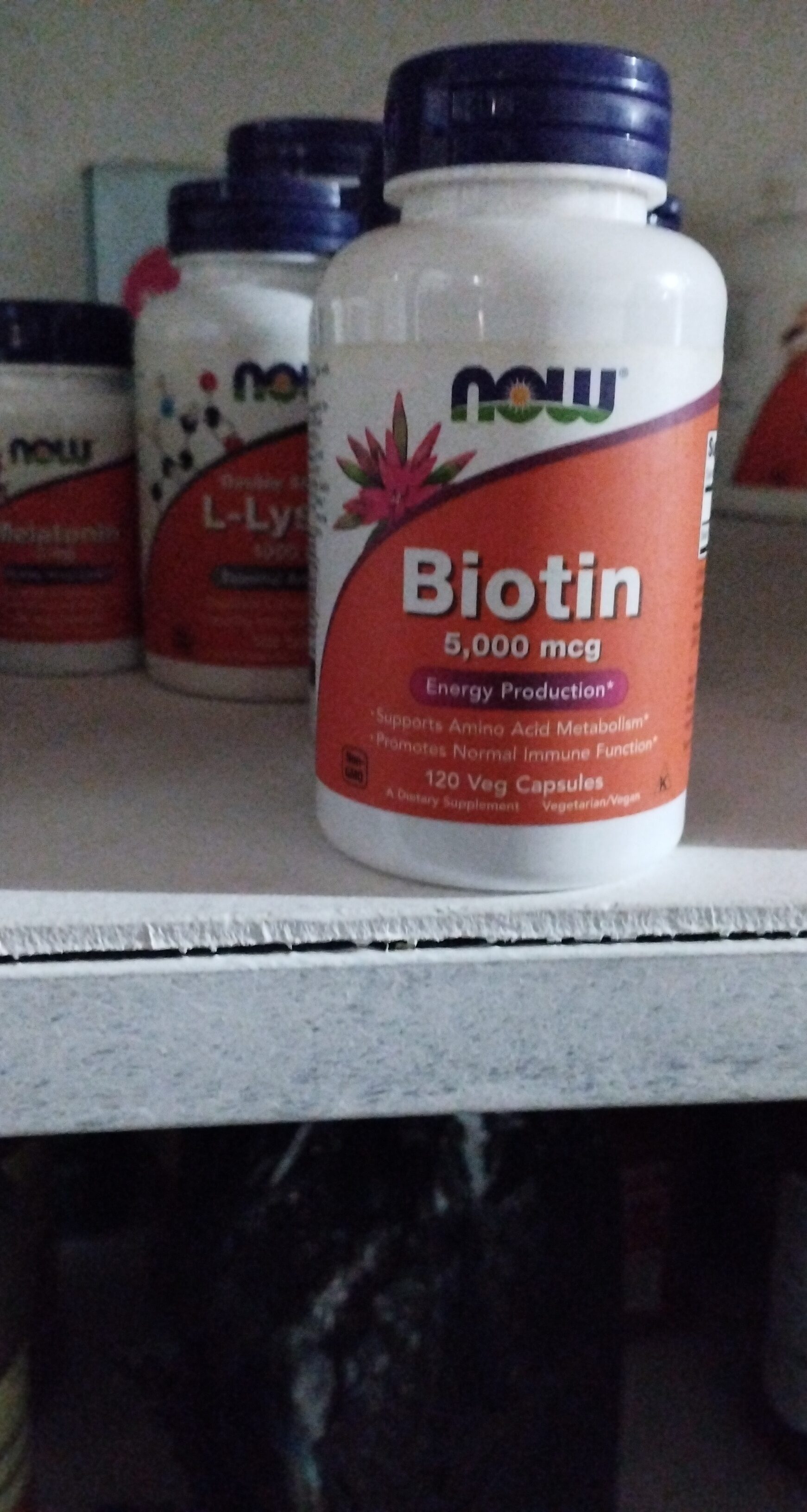 Now Foods Biotin 5000 mcg