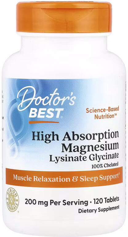 Doctor's Best Magnesium Glycinate 100mg