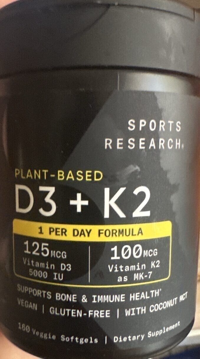 Sports Research Vitamin D3 5000 IU + K2