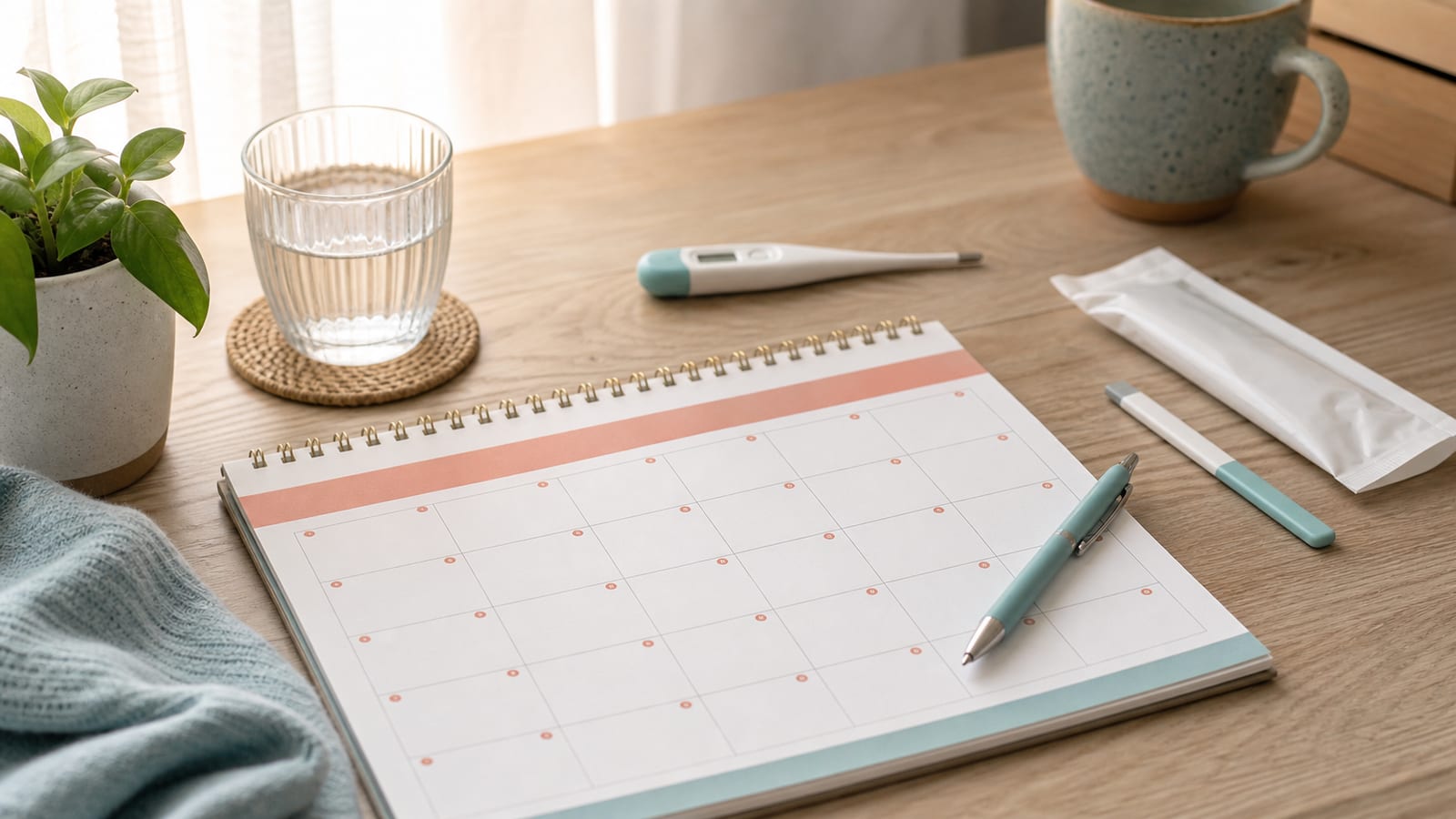 Kalendar ovulasi dan termometer suhu badan asas untuk kesuburan